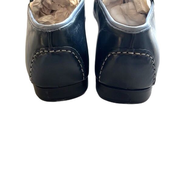 Cole Haan Pull On Loafer Navy Blue with Blue Gray Trim Stitching Size 7.5B - Picture 4 of 8